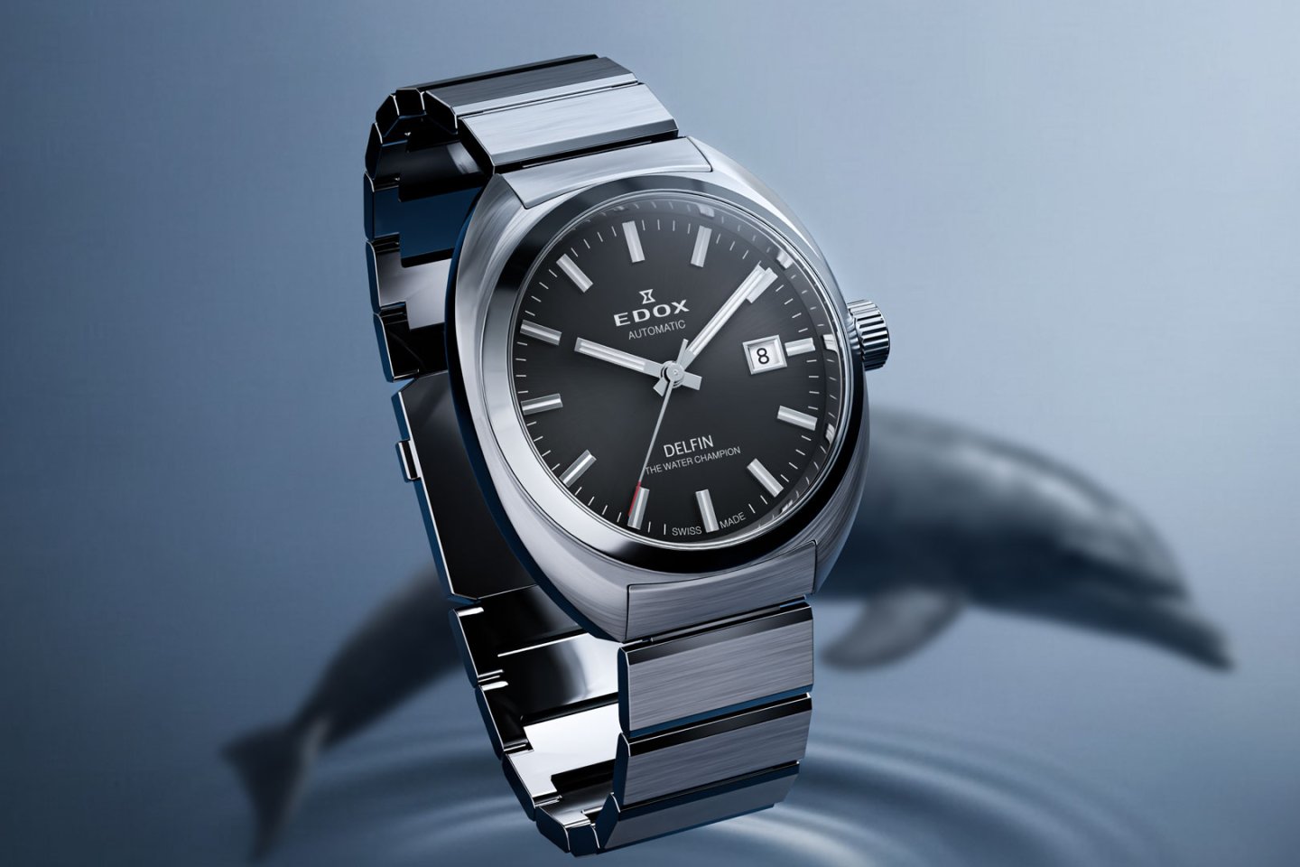 エドックスが復刻モデル「デルフィン オリジナル 1961 限定モデル」を発表～THE WATER CHAMPIONの礎を築いた防水時計を再解釈