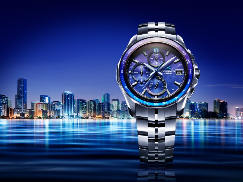 CASIO　オシアナスマンタOCW-M700ソーラー腕時計OCEANUS電波腕時計
