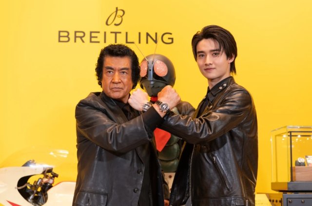ブライトリング「仮面ライダー55周年記念モデル」発表のPOP-UP ショップに「本郷猛」を演じたあの俳優親子が登壇～ “受け継がれる精神”を語る