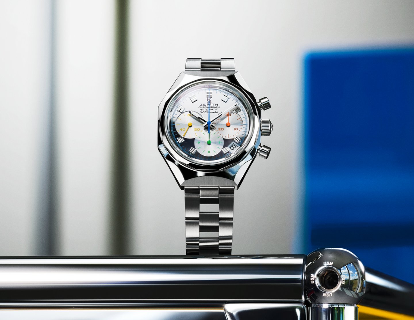 ゼニスとUSMのコラボによるチャリティオークションのための特別ピース「デファイ クロノグラフ USM – TimeForArt ユニークピース」を公開