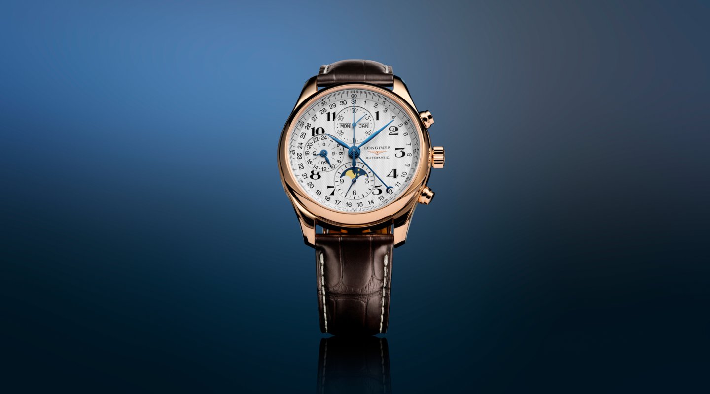 「ロンジン マスターコレクション クロノグラフ ムーンフェイズ」登場～ローズゴールドを纏った新たなマスターピース