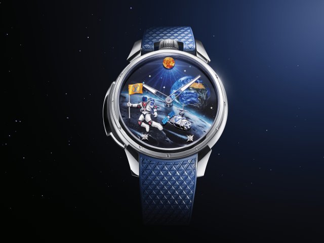 ルイ・ヴィトン「Tambour Taiko Galactique」～カテドラル ゴングのミニッツ･リピーターとオートマタによる宇宙への旅