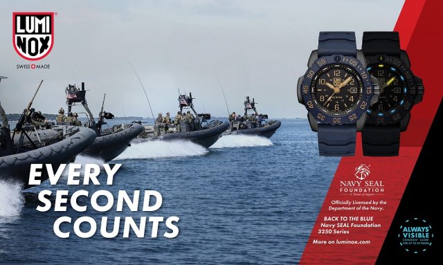 ルミノックスが、ネイビーシールズ基金(NSF)オフィシャルパートナーシップ最新作発表～アメリカ独立記念日と米海軍ネイビーシールズの海上作戦復活を記念
