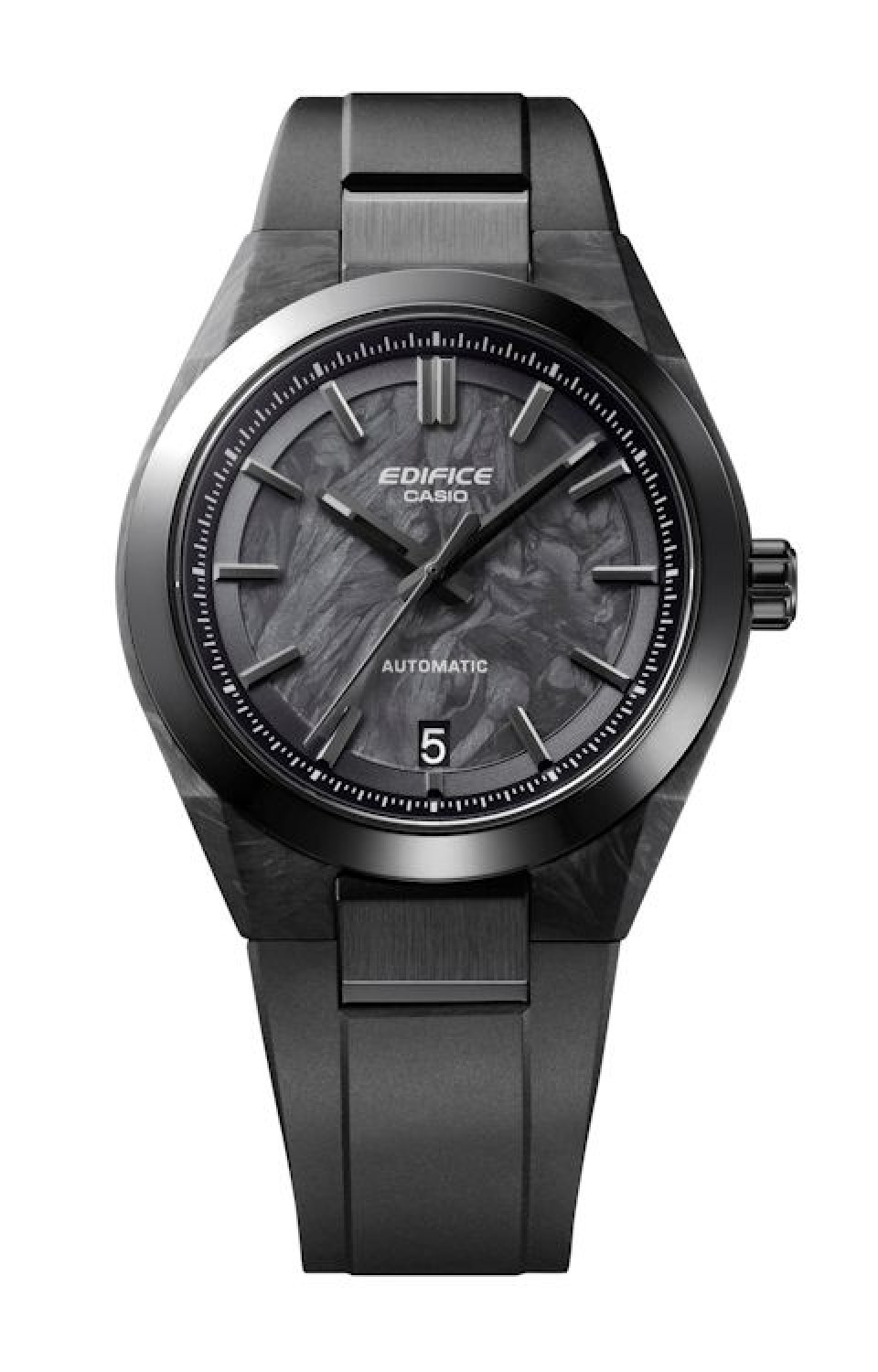 カシオ初のメカニカルムーブメント＆強靭で軽量なフォージドカーボンを