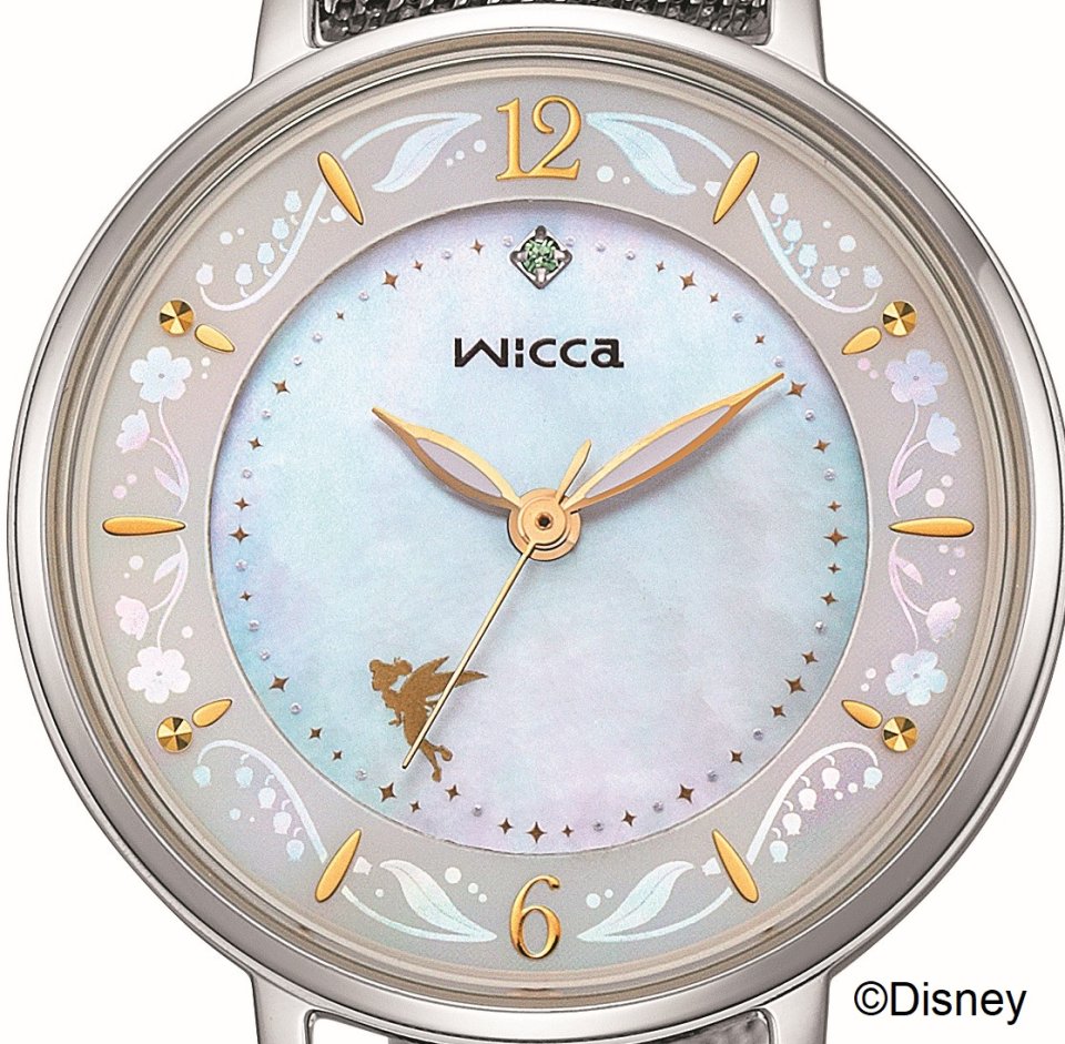 シチズン　ディズニー　100周年限定モデル　ティンカーベル　wicca 腕時計