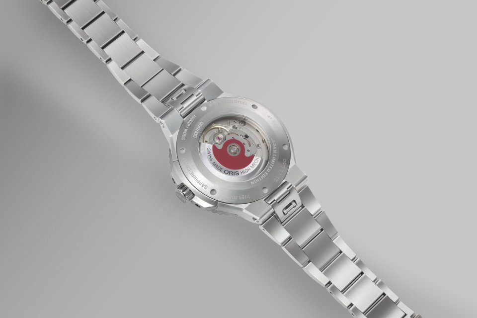 ✨ORIS✨オリス✨シルバー文字盤✨23JEWELS✨AUTOMATIC✨腕時計 オリス初の日本限定モデル「オリス アクイス ジャパン リミテッド