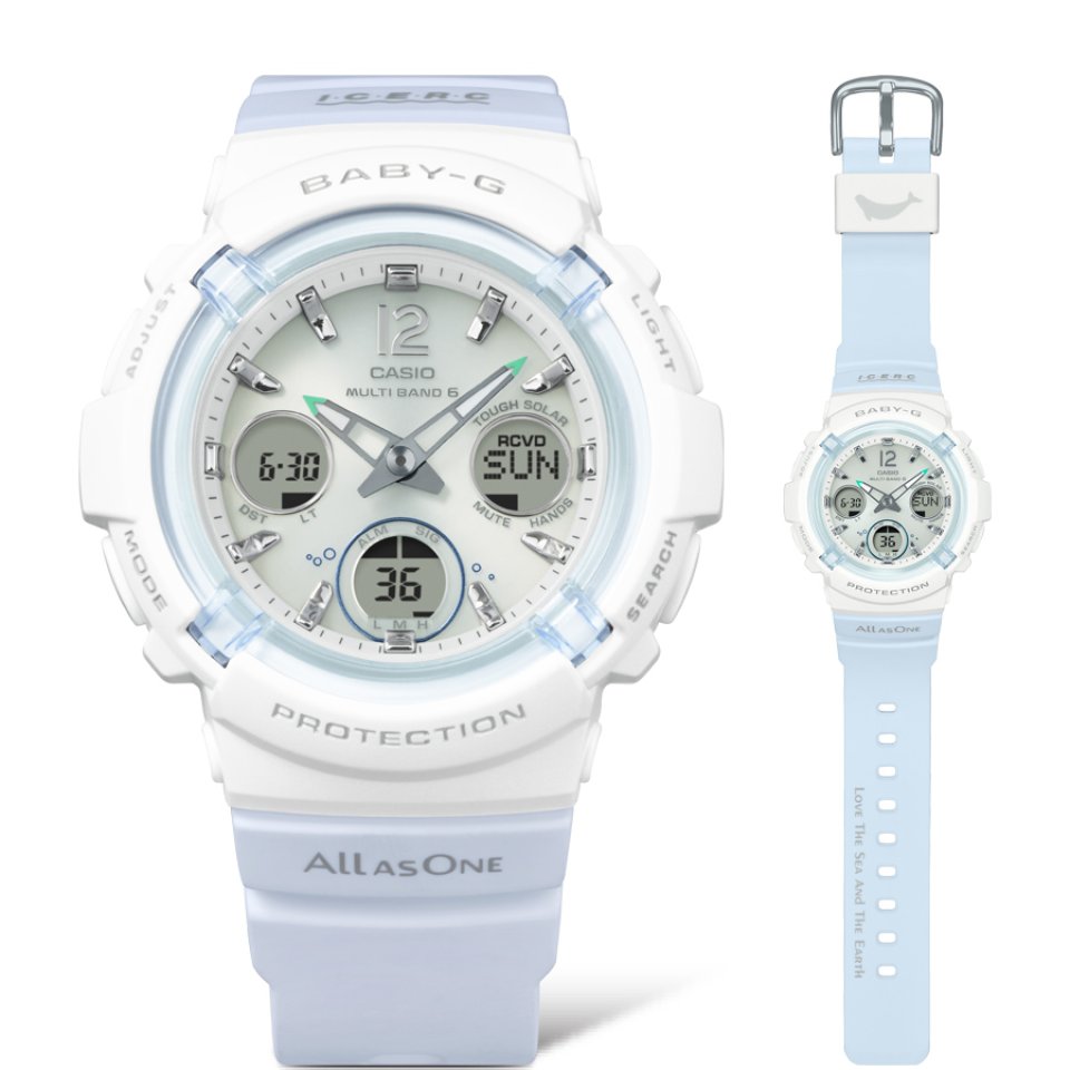 G-SHOCK”＆“BABY-G”からザトウクジラとスナメリをテーマにしたモデルの