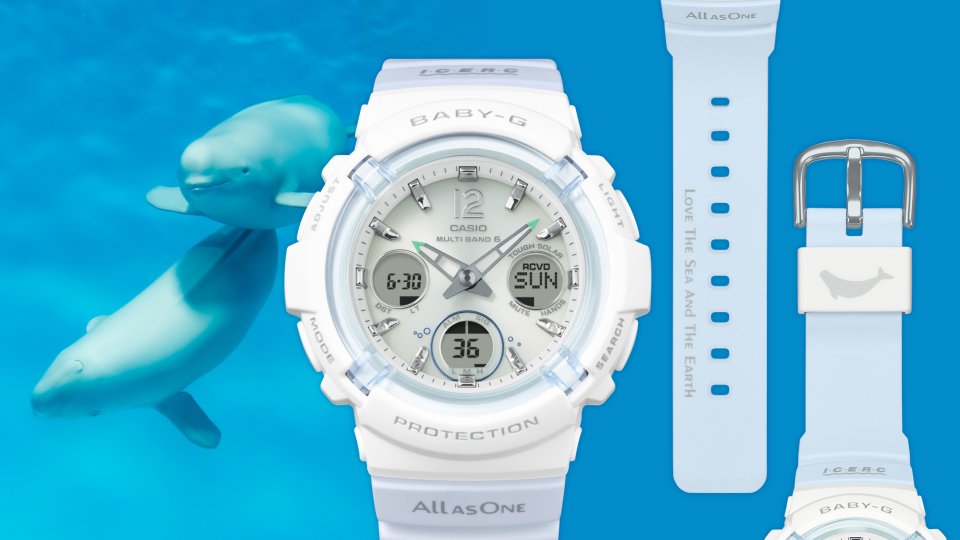 G-SHOCK”＆“BABY-G”からザトウクジラとスナメリをテーマにした