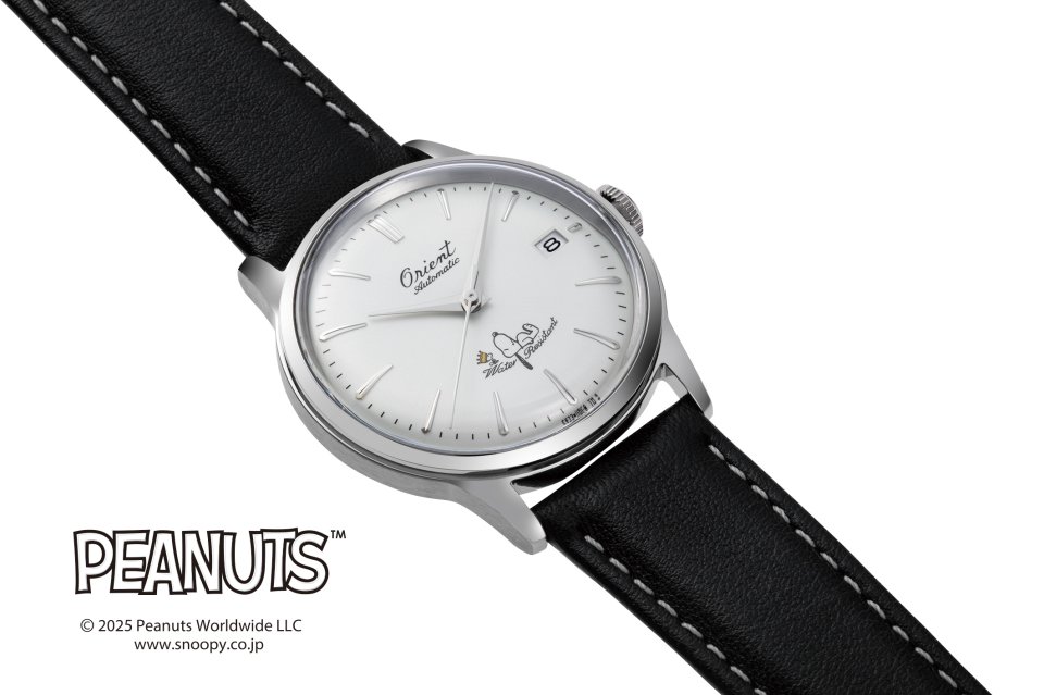 オリエントと”スヌーピー”、両者の75周年を記念する限定モデル を追加