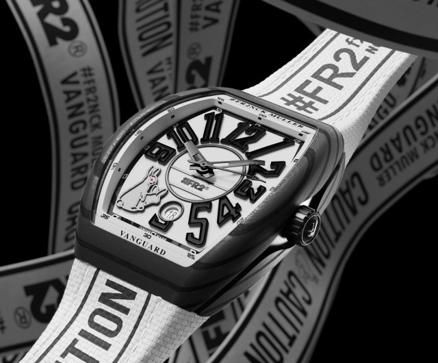 フランク ミュラーが ストリートウェア ブランド#FR2とコラボレートした限定腕時計「#FR2NCK MULLER VANGUARD」を発売